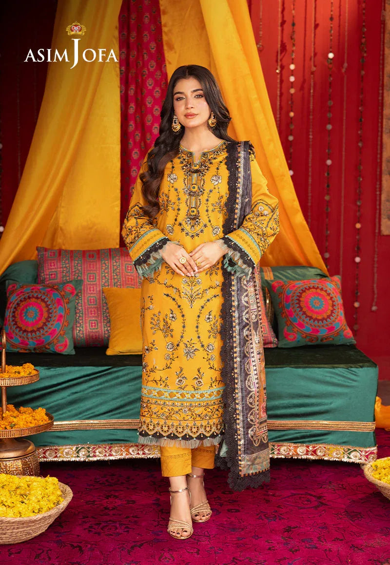 Asim Jofa | Asra Festive Essentials | AJRA-07 - Rang-e-Khaas