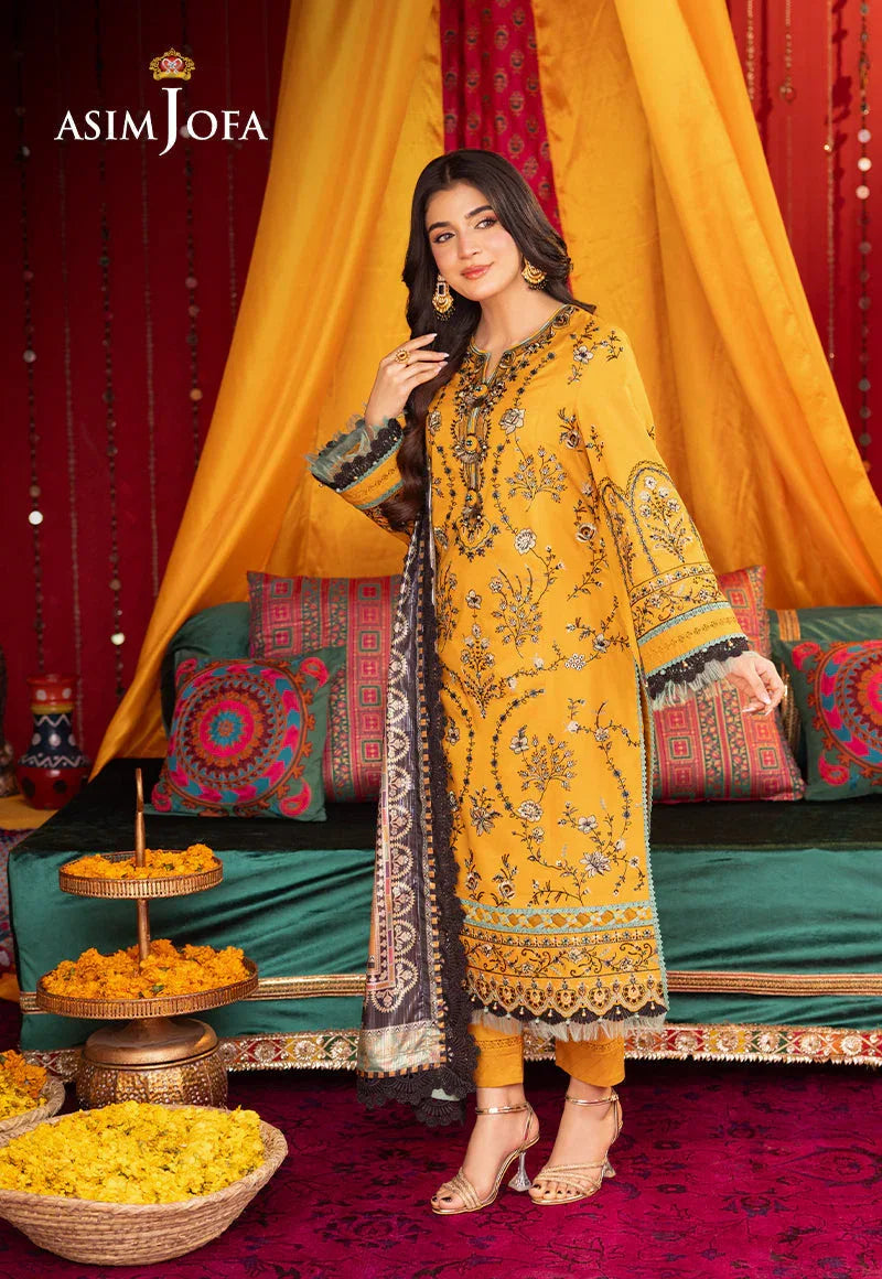 Asim Jofa | Asra Festive Essentials | AJRA-07 - Rang-e-Khaas