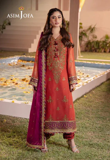 Asim Jofa | Dhanak Rang Collection | AJCF-24 - Rang-e-Khaas