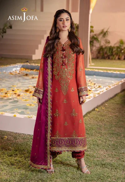 Asim Jofa | Dhanak Rang Collection | AJCF-24 - Rang-e-Khaas