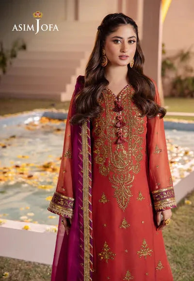 Asim Jofa | Dhanak Rang Collection | AJCF-24 - Rang-e-Khaas