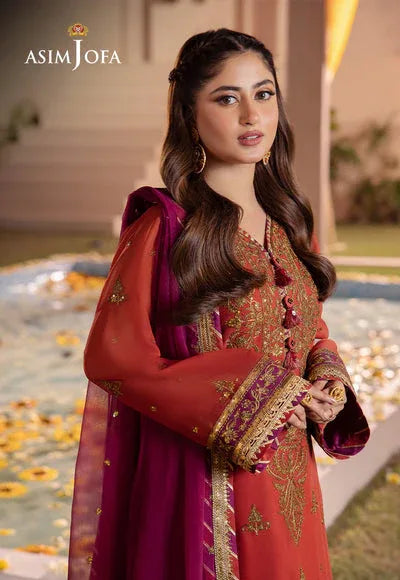 Asim Jofa | Dhanak Rang Collection | AJCF-24 - Rang-e-Khaas