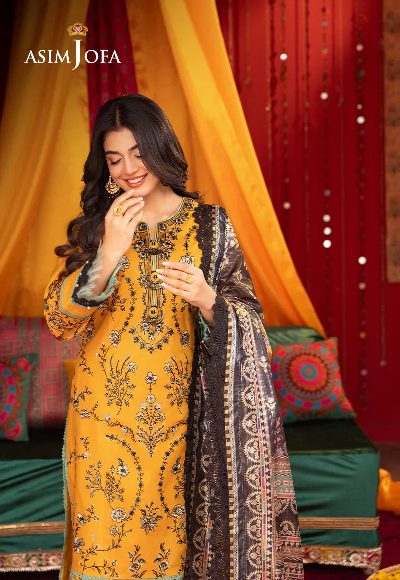 Asim Jofa | Asra Festive Essentials | AJRA-07 - Rang-e-Khaas
