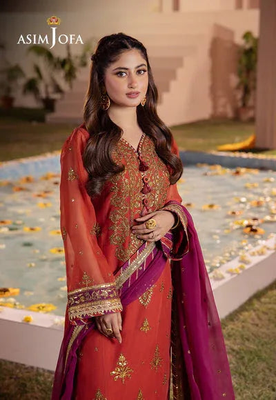 Asim Jofa | Dhanak Rang Collection | AJCF-24 - Rang-e-Khaas