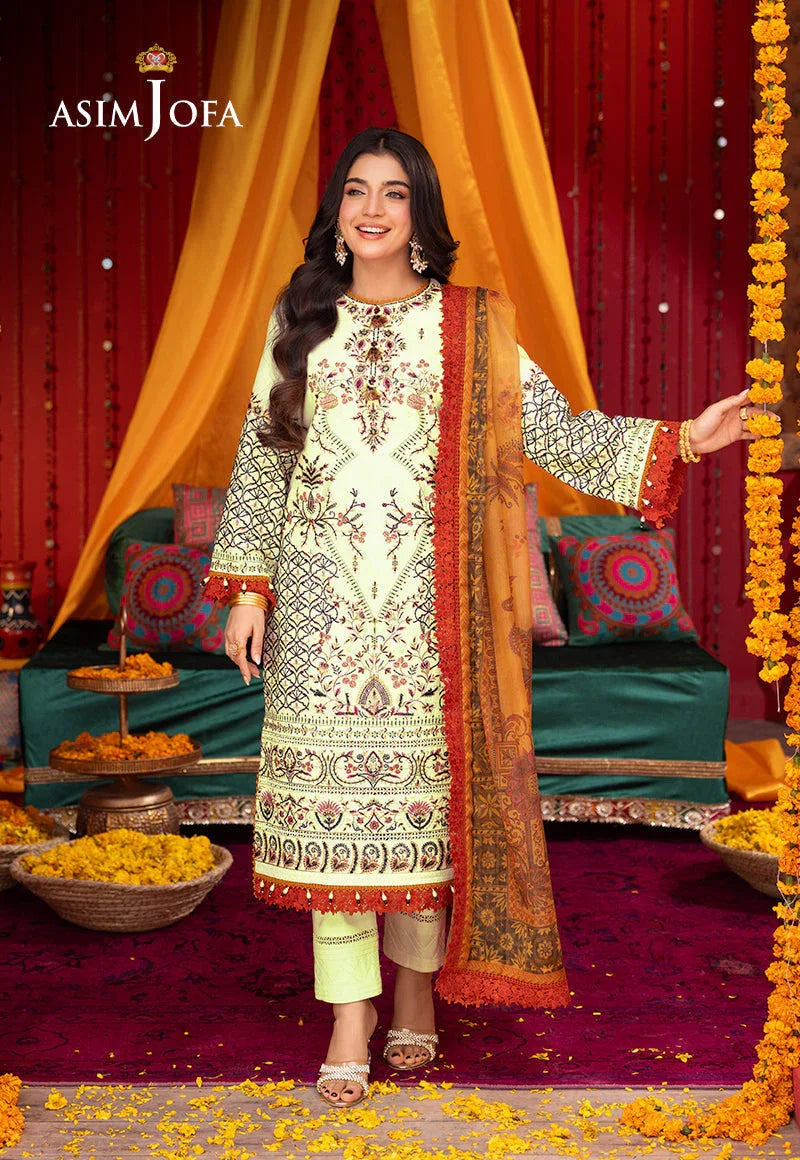 Asim Jofa | Asra Festive Essentials | AJRA-15 - Rang-e-Khaas