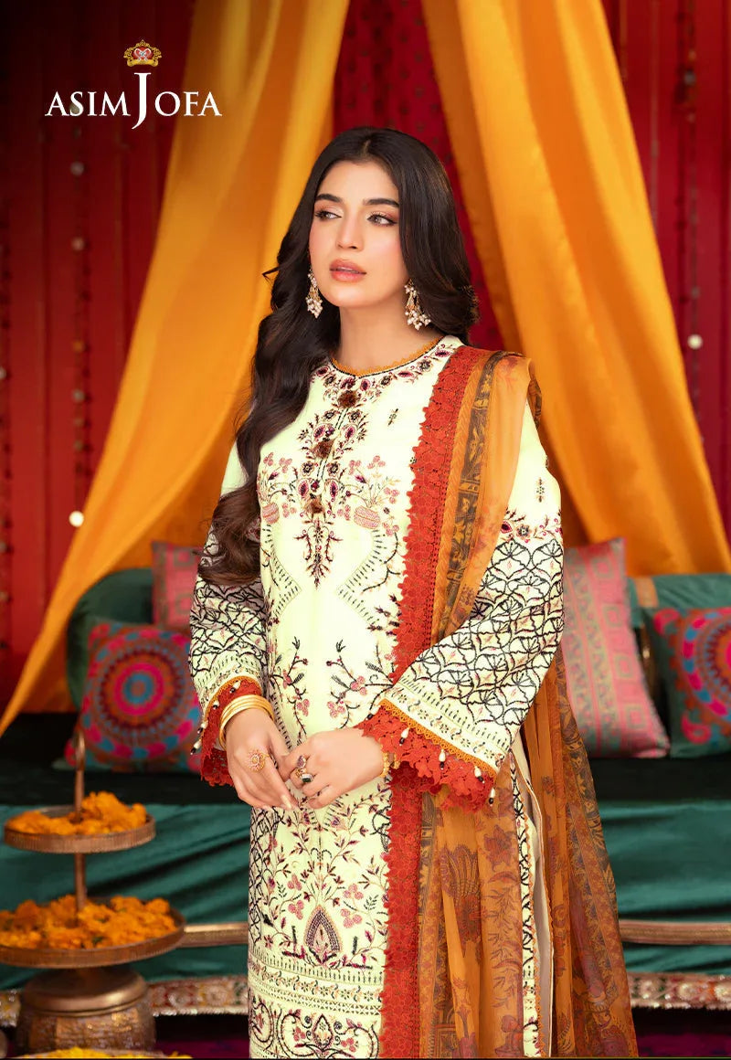 Asim Jofa | Asra Festive Essentials | AJRA-15 - Rang-e-Khaas