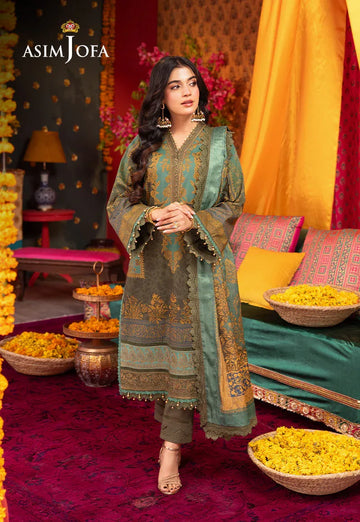 Asim Jofa | Asra Festive Essentials | AJRA-06 - Rang-e-Khaas