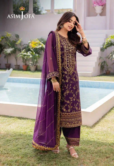 Asim Jofa | Dhanak Rang Collection | AJCF-08 - Rang-e-Khaas
