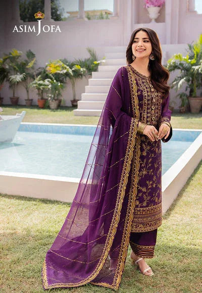 Asim Jofa | Dhanak Rang Collection | AJCF-08 - Rang-e-Khaas