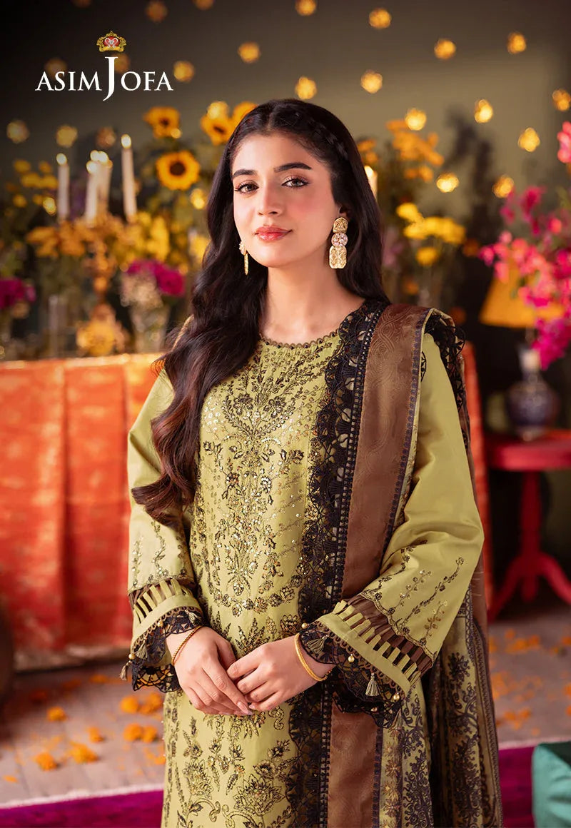 Asim Jofa | Asra Festive Essentials | AJRA-13 - Rang-e-Khaas
