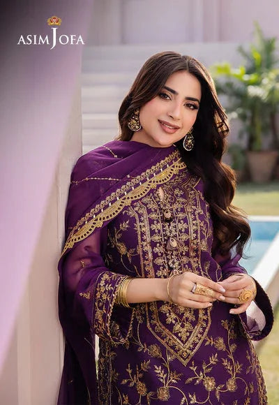 Asim Jofa | Dhanak Rang Collection | AJCF-08 - Rang-e-Khaas