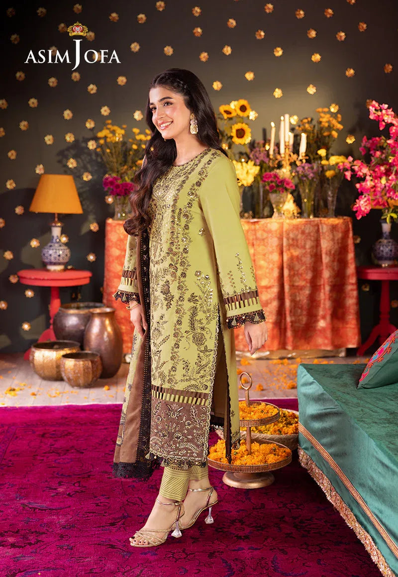 Asim Jofa | Asra Festive Essentials | AJRA-13 - Rang-e-Khaas