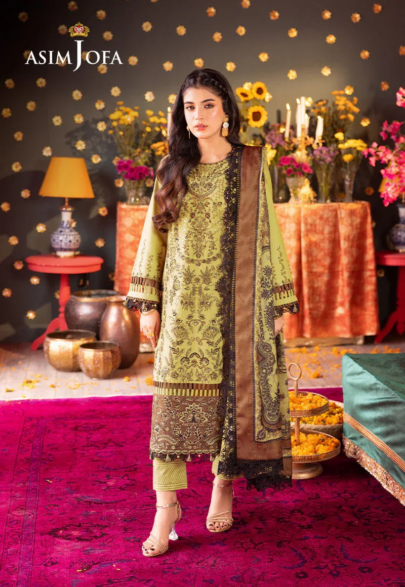Asim Jofa | Asra Festive Essentials | AJRA-13 - Rang-e-Khaas