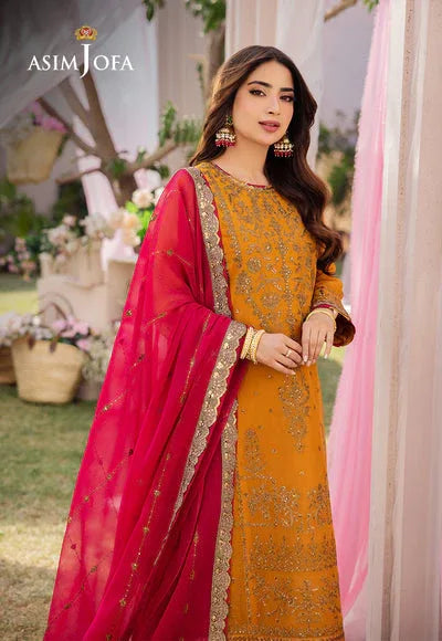 Asim Jofa | Dhanak Rang Collection | AJCF-25 - Rang-e-Khaas
