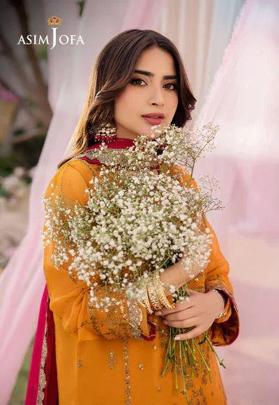 Asim Jofa | Dhanak Rang Collection | AJCF-25 - Rang-e-Khaas