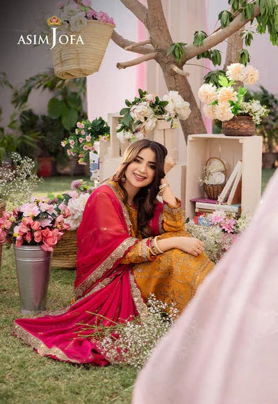 Asim Jofa | Dhanak Rang Collection | AJCF-25 - Rang-e-Khaas
