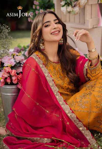 Asim Jofa | Dhanak Rang Collection | AJCF-25 - Rang-e-Khaas