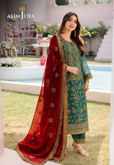 Asim Jofa | Dhanak Rang Collection | AJCF-11 - Rang-e-Khaas