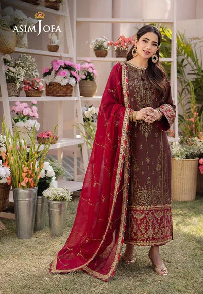 Asim Jofa | Dhanak Rang Collection | AJCF-27 - Rang-e-Khaas