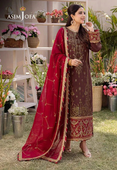 Asim Jofa | Dhanak Rang Collection | AJCF-27 - Rang-e-Khaas