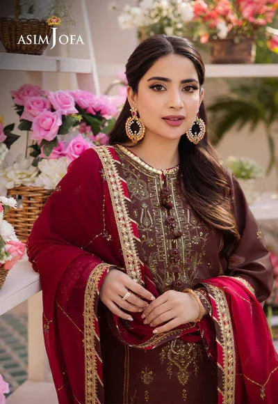 Asim Jofa | Dhanak Rang Collection | AJCF-27 - Rang-e-Khaas