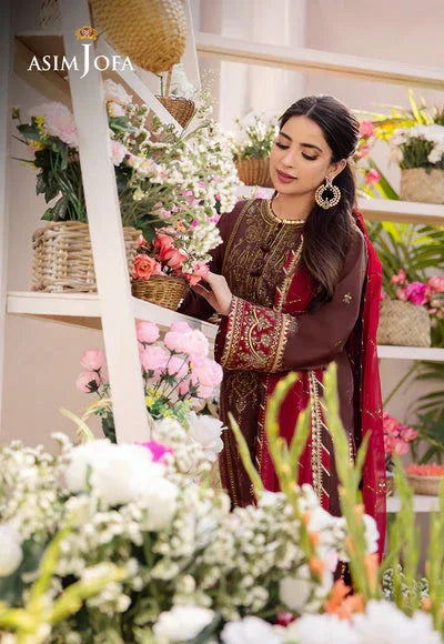 Asim Jofa | Dhanak Rang Collection | AJCF-27 - Rang-e-Khaas
