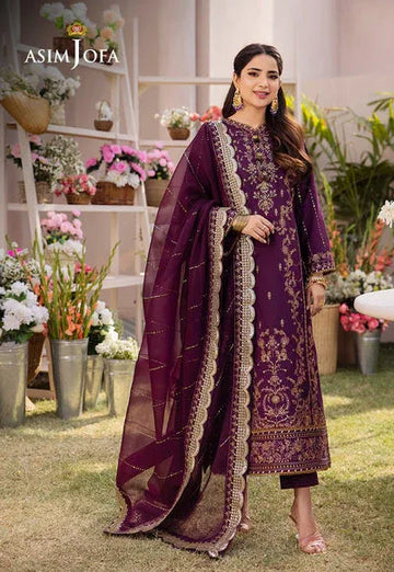 Asim Jofa | Dhanak Rang Collection | AJCF-22 - Rang-e-Khaas