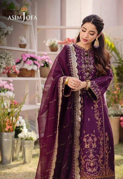 Asim Jofa | Dhanak Rang Collection | AJCF-22 - Rang-e-Khaas