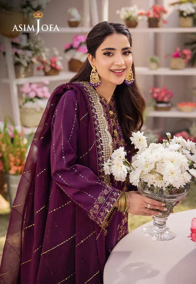 Asim Jofa | Dhanak Rang Collection | AJCF-22 - Rang-e-Khaas
