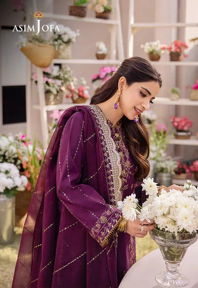Asim Jofa | Dhanak Rang Collection | AJCF-22 - Rang-e-Khaas