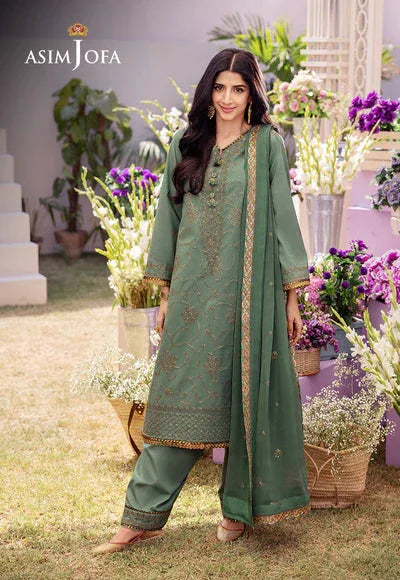 Asim Jofa | Dhanak Rang Collection | AJCF-15 - Rang-e-Khaas