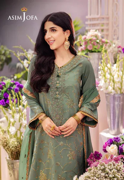 Asim Jofa | Dhanak Rang Collection | AJCF-15 - Rang-e-Khaas