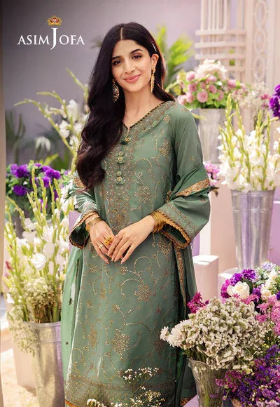Asim Jofa | Dhanak Rang Collection | AJCF-15 - Rang-e-Khaas