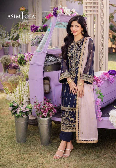 Asim Jofa | Dhanak Rang Collection | AJCF-09 - Rang-e-Khaas