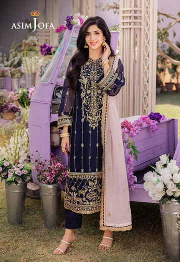 Asim Jofa | Dhanak Rang Collection | AJCF-09 - Rang-e-Khaas