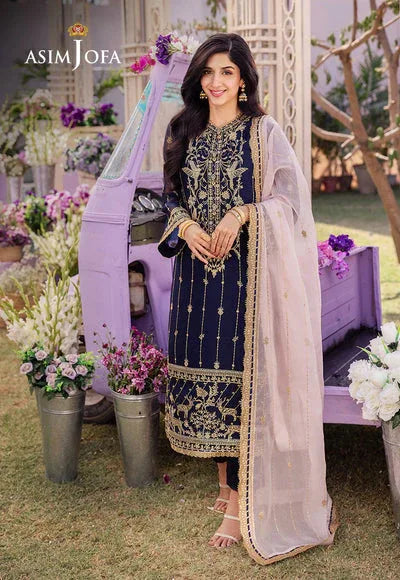 Asim Jofa | Dhanak Rang Collection | AJCF-09 - Rang-e-Khaas