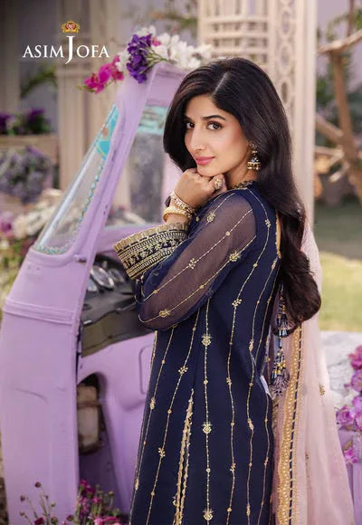 Asim Jofa | Dhanak Rang Collection | AJCF-09 - Rang-e-Khaas