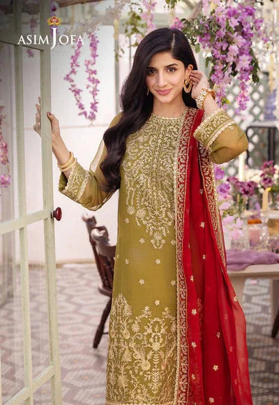 Asim Jofa | Dhanak Rang Collection | AJCF-26 - Rang-e-Khaas