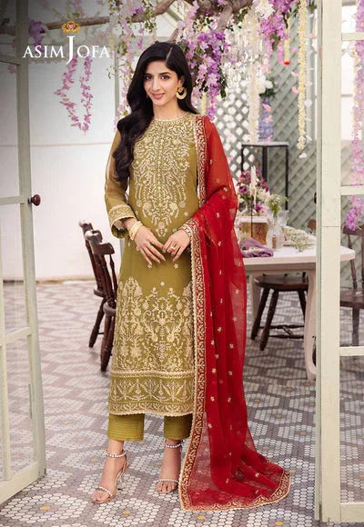 Asim Jofa | Dhanak Rang Collection | AJCF-26 - Rang-e-Khaas