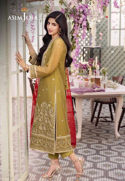 Asim Jofa | Dhanak Rang Collection | AJCF-26 - Rang-e-Khaas