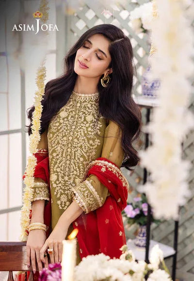 Asim Jofa | Dhanak Rang Collection | AJCF-26 - Rang-e-Khaas