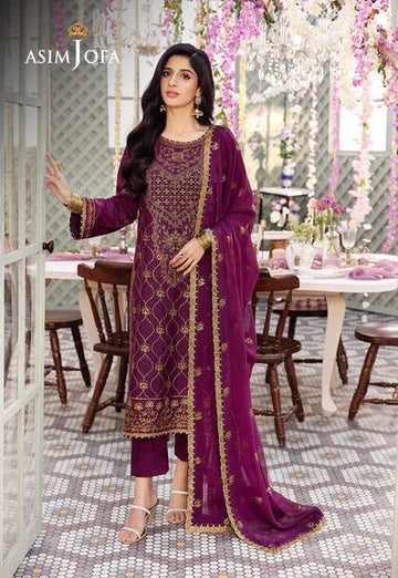Asim Jofa | Dhanak Rang Collection | AJCF-07 - Rang-e-Khaas