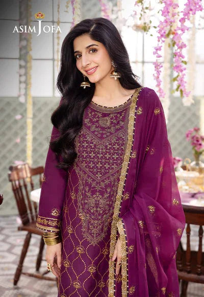 Asim Jofa | Dhanak Rang Collection | AJCF-07 - Rang-e-Khaas