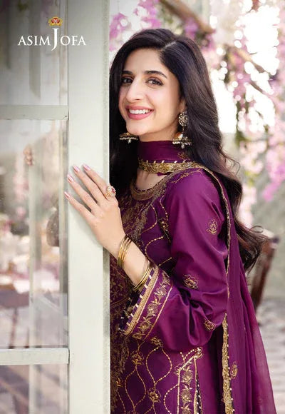 Asim Jofa | Dhanak Rang Collection | AJCF-07 - Rang-e-Khaas