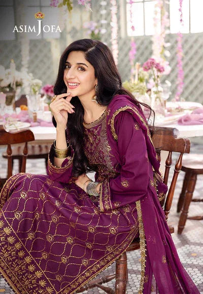 Asim Jofa | Dhanak Rang Collection | AJCF-07 - Rang-e-Khaas