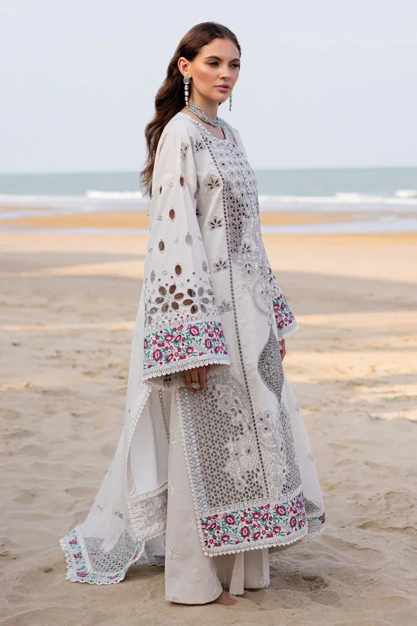 Marjjan | Mavi Lawn | MLL-21 A (SILVER SKIN) - Rang-e-Khaas