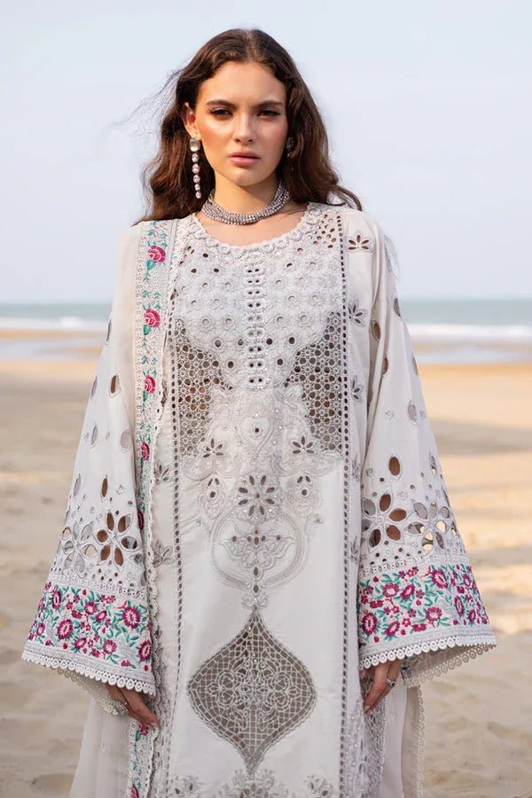 Marjjan | Mavi Lawn | MLL-21 A (SILVER SKIN) - Rang-e-Khaas