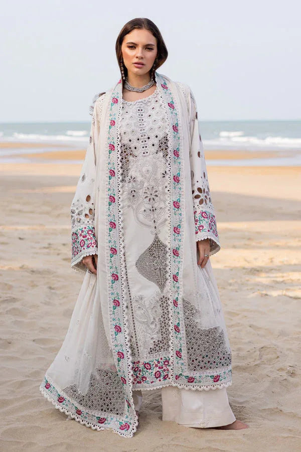 Marjjan | Mavi Lawn | MLL-21 A (SILVER SKIN) - Rang-e-Khaas