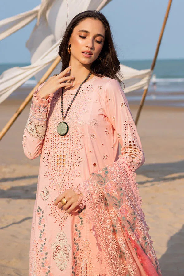 Marjjan | Mavi Lawn | MLL-24 A (PEACH) - Rang-e-Khaas