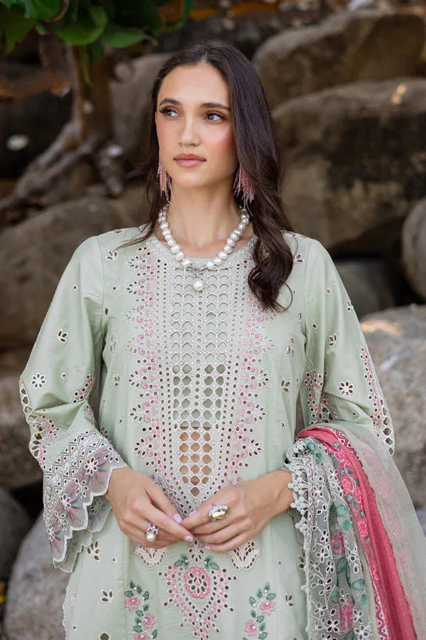 Marjjan | Mavi Lawn | MLL-24 B (PASTEL GREEN) - Rang-e-Khaas